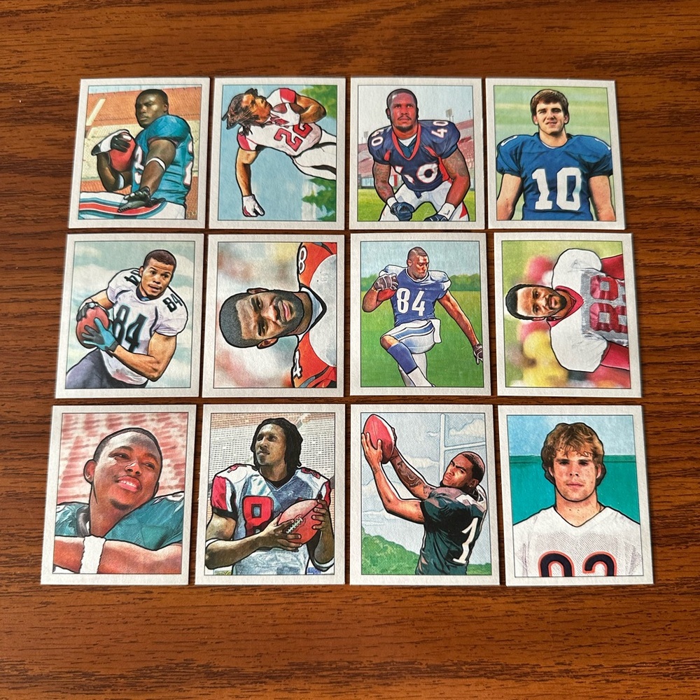 2011 Topps 1950 Bowman Football Trading Card Set